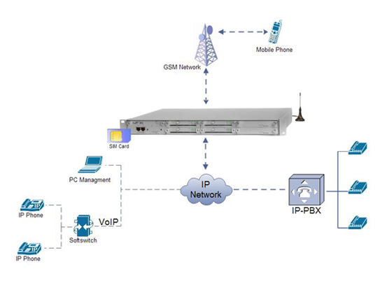 DTT VOIP-GSM 16M16S (GSM-VoIP шлюз на 16 каналов)
