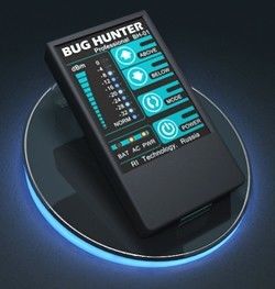 Детектор жучков BugHunter Professional BH-01 Индикатор поля BUG HUNTER BH-01 предназначен для обнаружения в ближайшей зоне радиопередающих устройств -