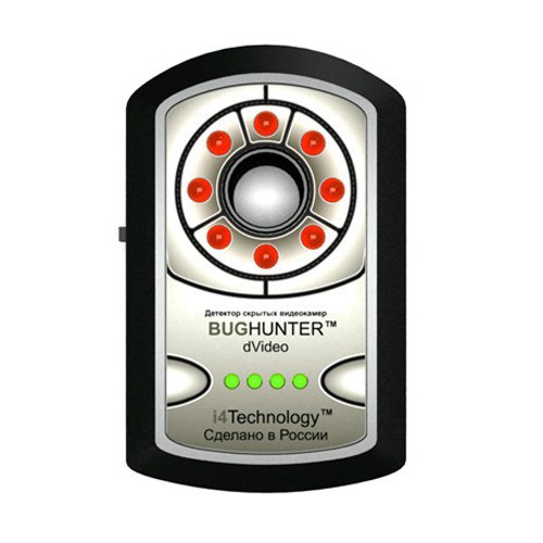 Детектор скрытых видеокамер _BugHunter Dvideo_ Профессиональный детектор скрытых камер _BugHunter Dvideo_ — это компактный прибор, предназначенный для